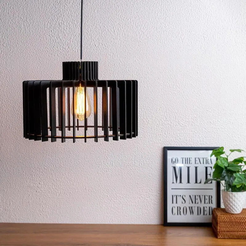 Kaname Wooden Ceiling Lamp media 1