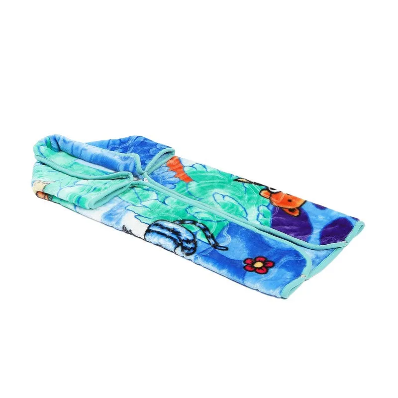 Monte Carlo Dreamy Snuggle Blanket (Blue) - 553 GSM media 7