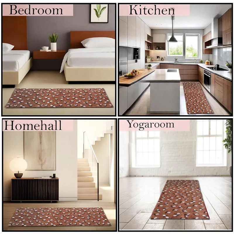 Sofstep Cotton Runner Rug - Brown media 4