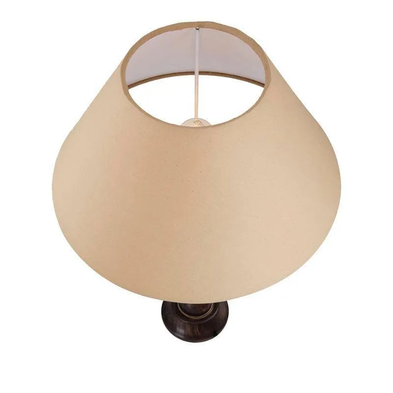 Radical Artistry Fabric Table Lamp - Beige,Brown media 3