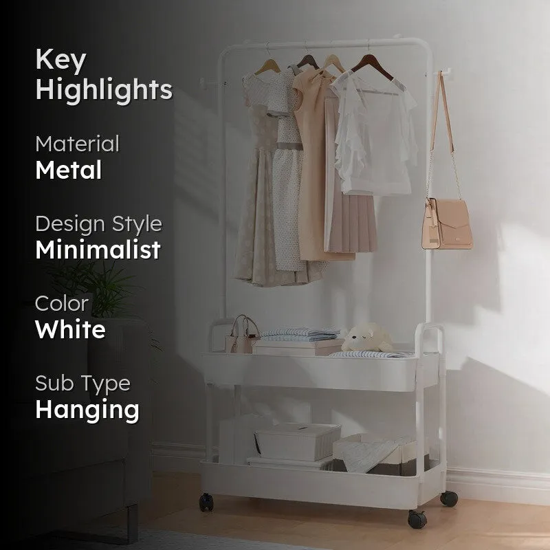 Laxis ClosetCruise White Metal Cloth Hanger media 2