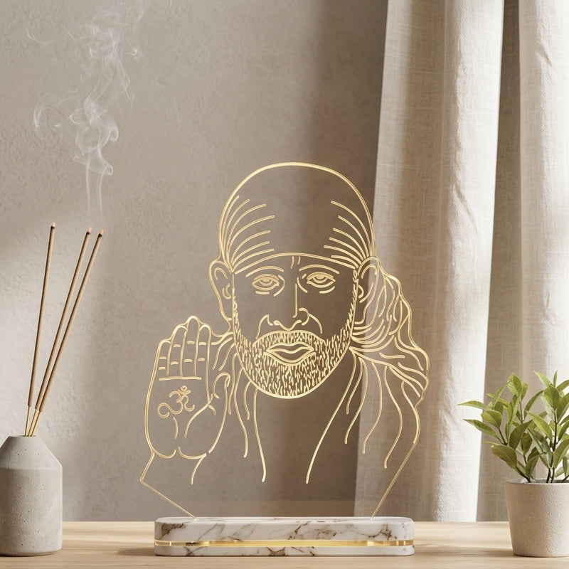 Sabka Malik Acrylic Table Lamp - Transparent media 3