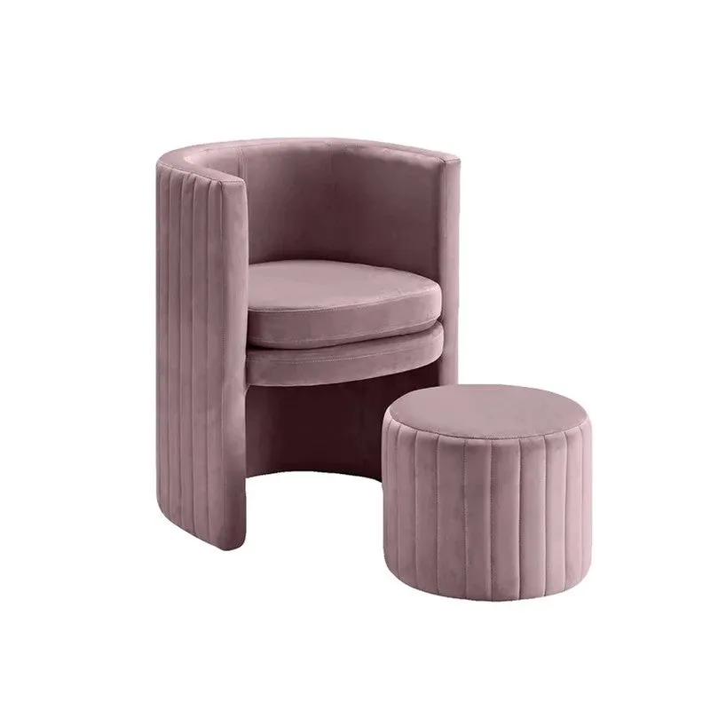 Arvella Neem Wood Accent Chair (Purple) - Two Piece Set media 3