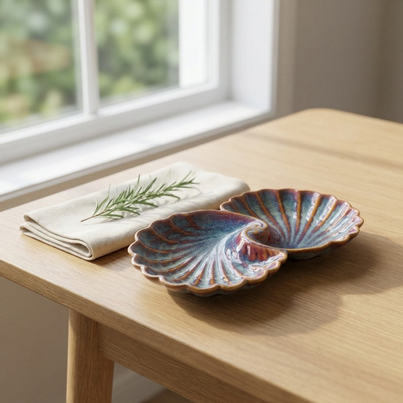 Olive Ciel Ceramic Platter