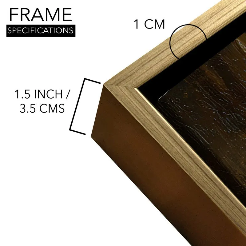Reminiscence Canvas Wall Painting With Frame media 6