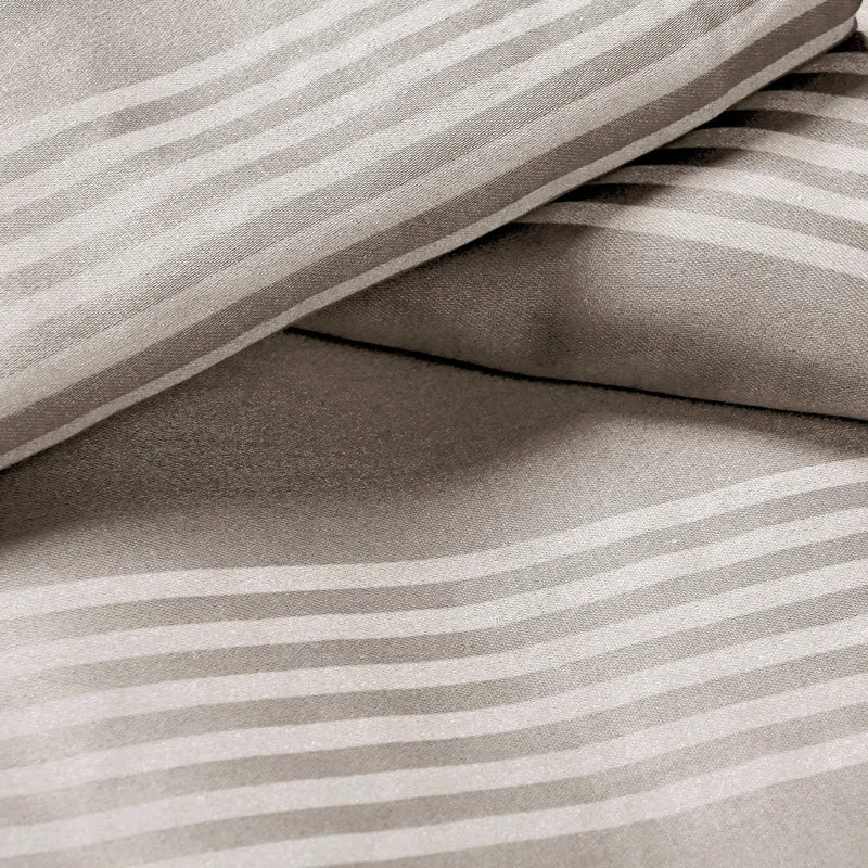 Saral Home Dhari Cotton Bedsheet (Beige) - 300 TC media 4