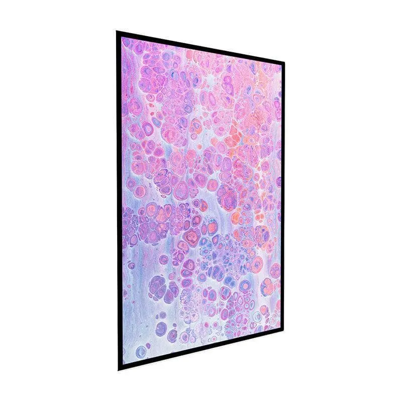 Flaming Abstract Art Canvas Painting - Black Frame media 3