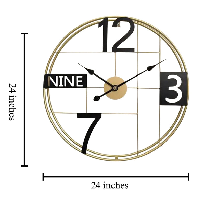 Chromatique Metal Analog Wall clock media 5