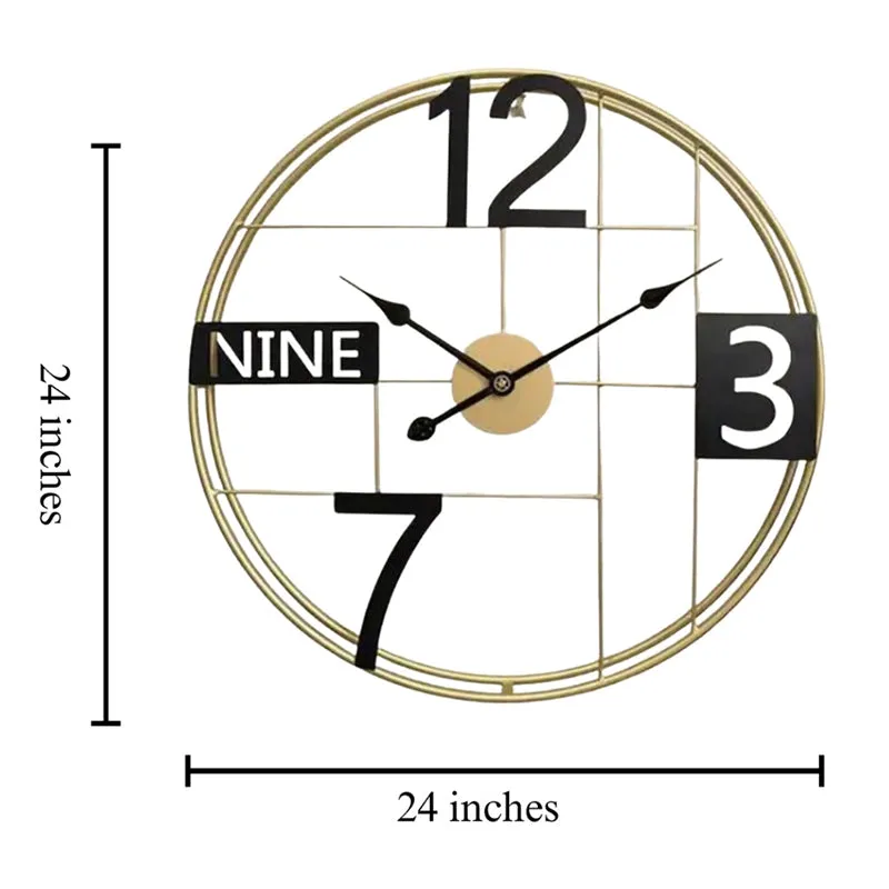 Chromatique Metal Analog Wall clock media 5