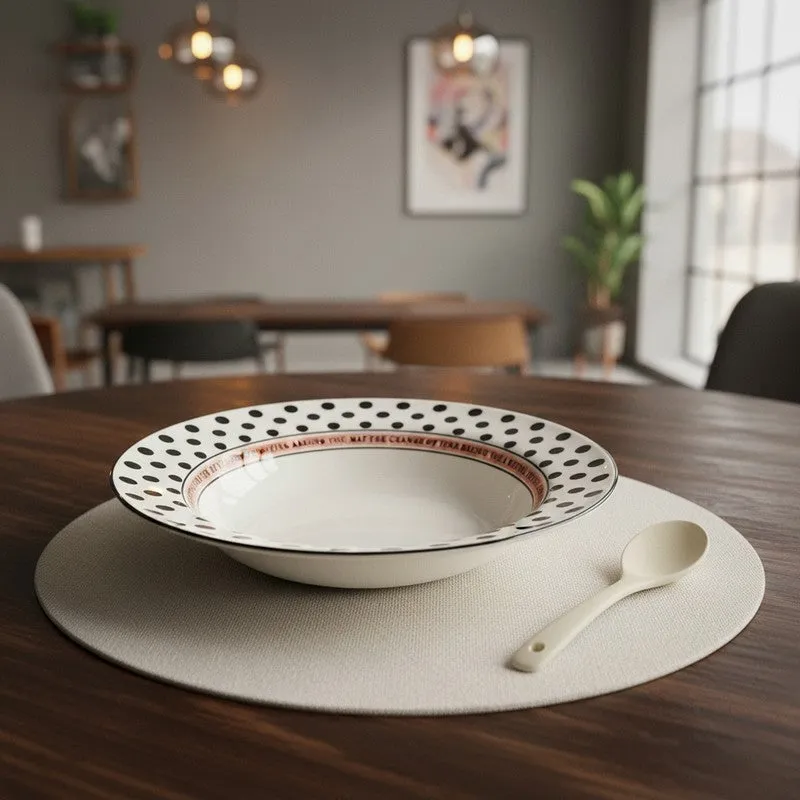 Taste Charm Ceramic Pasta Plate media 4