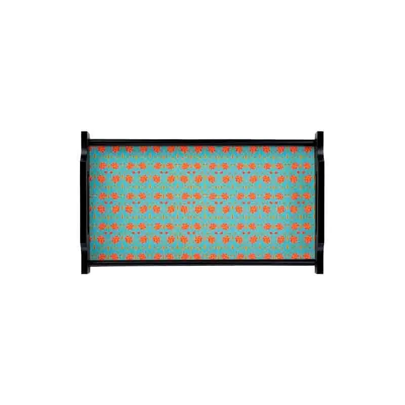 Magnate Mughal Green Wooden Tray media 4
