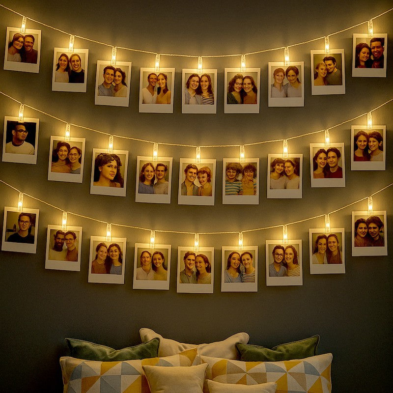 StarryNest Plastic Photo Clip String Lights