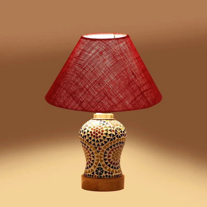 Silora Wooden Table Lamp - Multicolor media 7