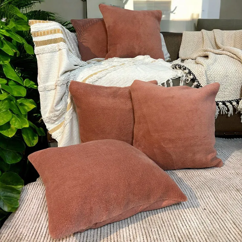 Neutral Tide Woven Cushion Cover Set - Set Of Five media 1