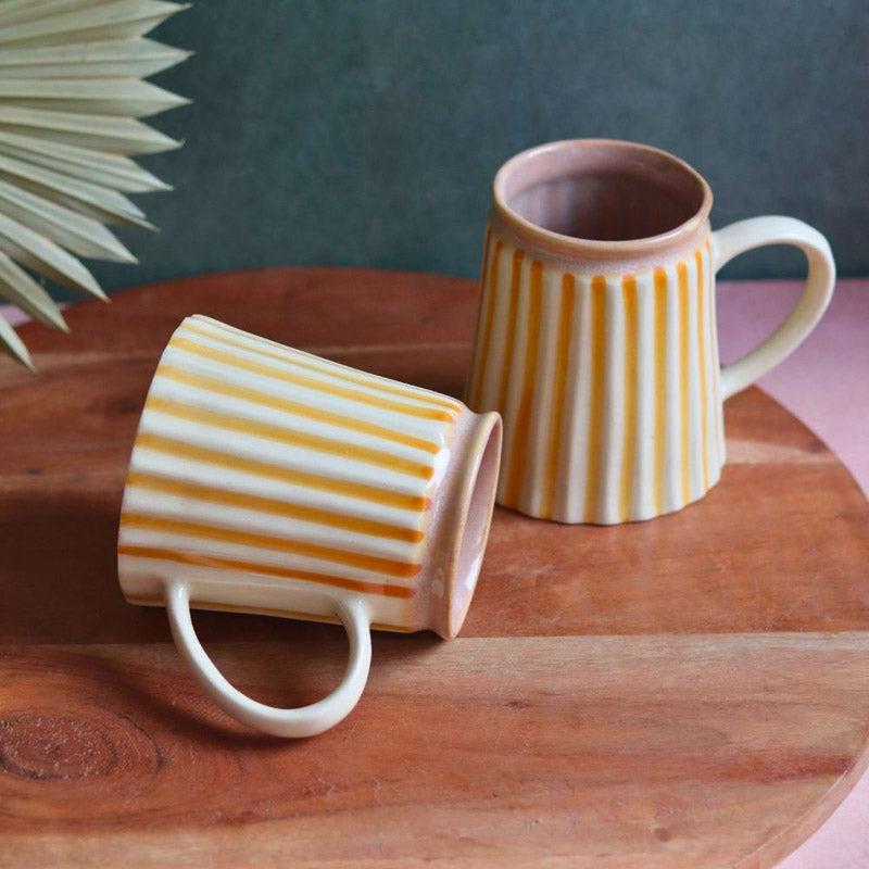 Rogo Ceramic Coffee Mug (350 mL) - Yellow media 4