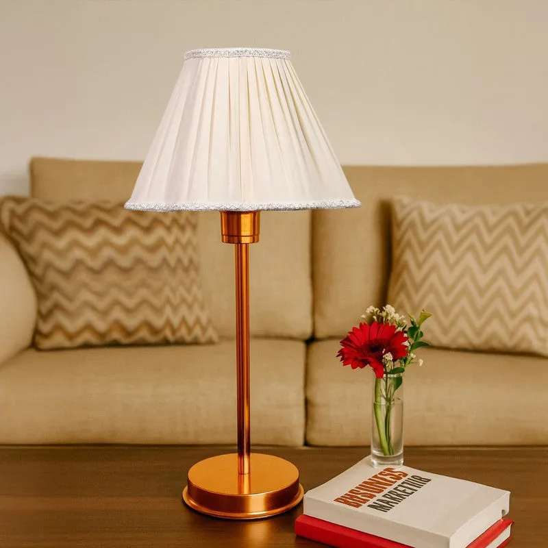 Kavira Zyne Metal Table Lamp - OffWhite media 4