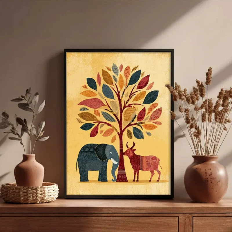 Vanira Canvas Wall Painting With Black Frame media 3