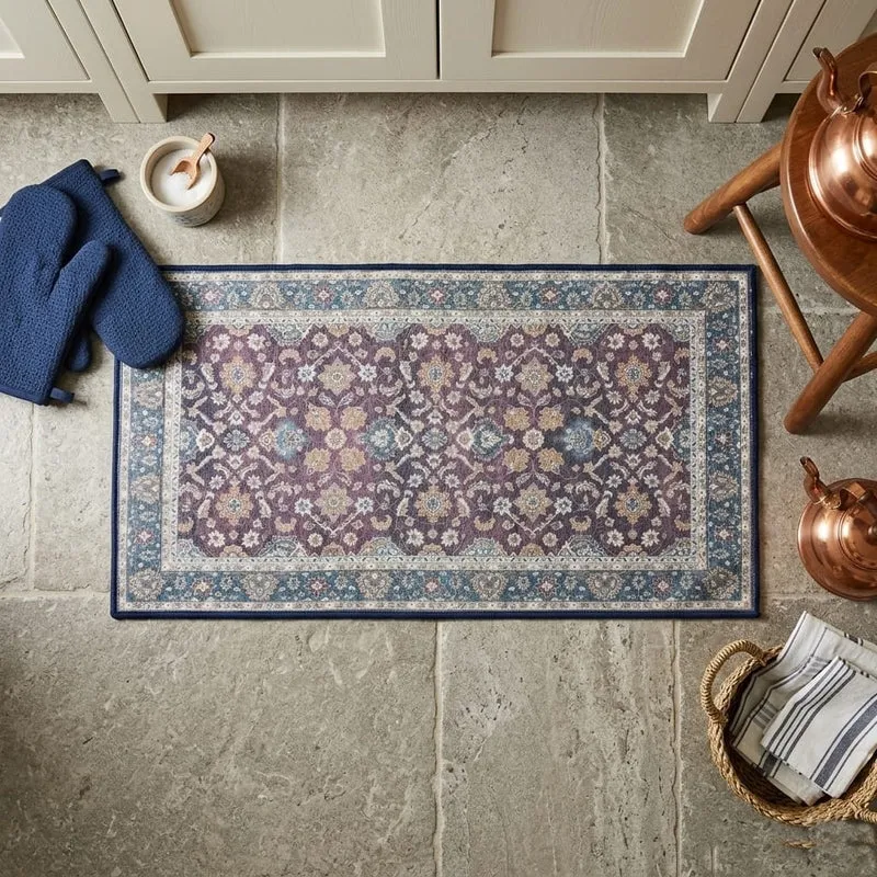 Banoo Velvet Rectangle Anti-Skid Carpet - 4