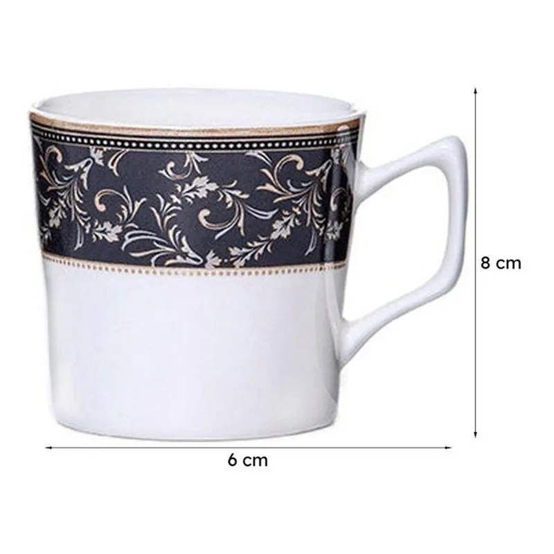 Sonaki Stelo Ethnic Bone China Tea Cup (120 mL Each) - Set Of Six media 6