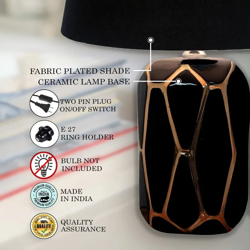 IllumiNest Versatile Ceramic Table Lamp - Black media 6