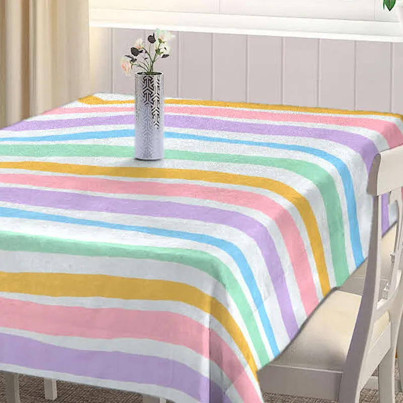 Vibgyor Stripes Table Cover media 3
