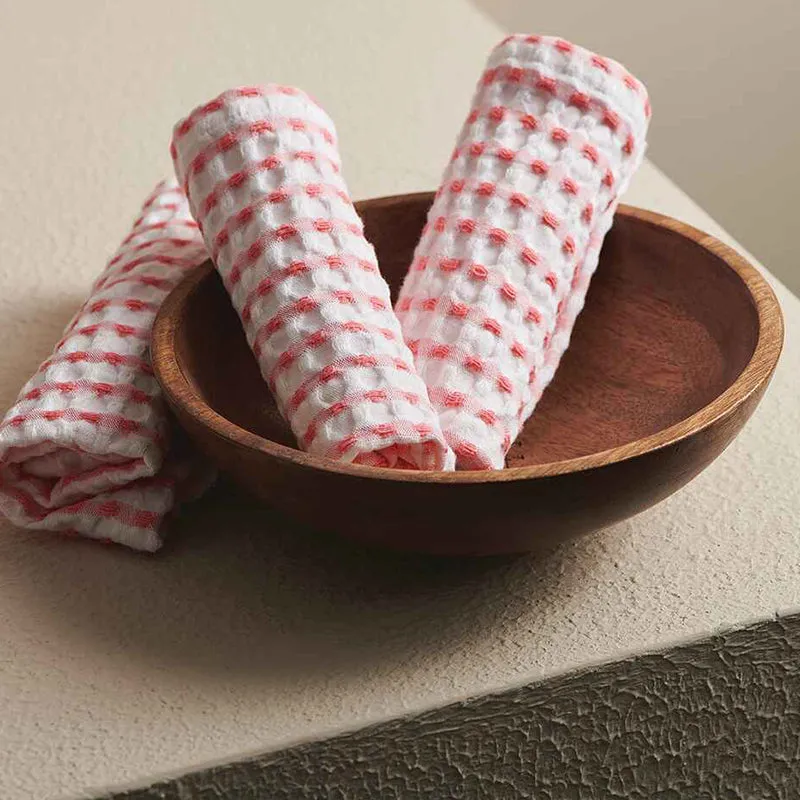 Resho Waffle Towel Combo (Pink) - Four Piece Set media 4