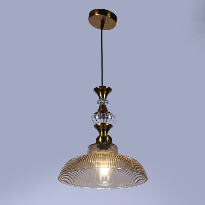 Glitta Glass & Iron Ceiling Lamp - Gold image 6