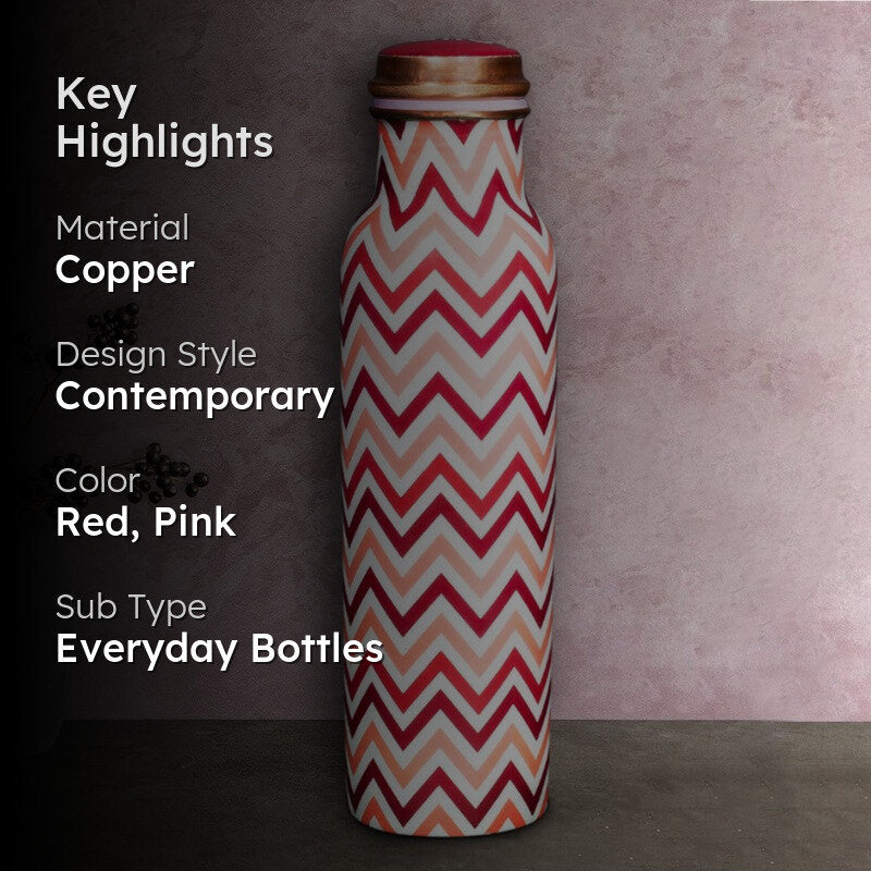 AquaTrail Copper Water Bottle - 1000 mL media 2