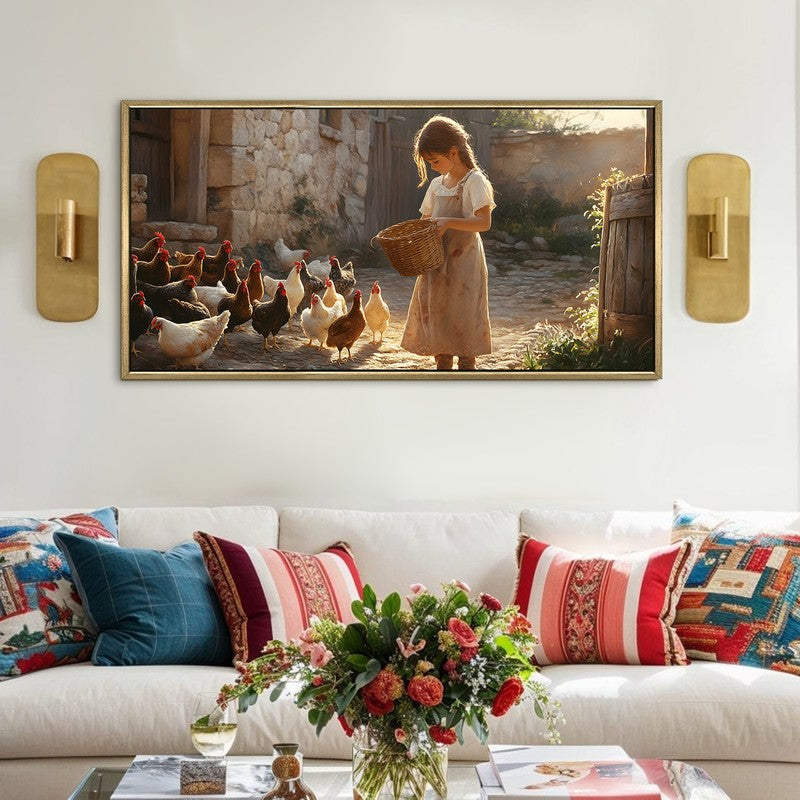 Simplicity Canvas Wall Painting With Frame