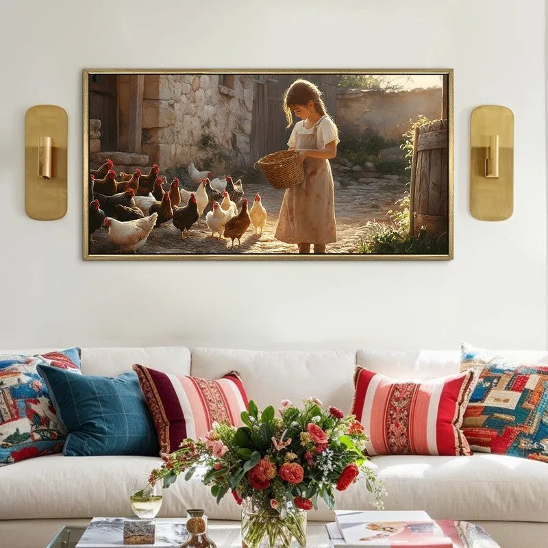 Simplicity Canvas Wall Painting With Frame media 1