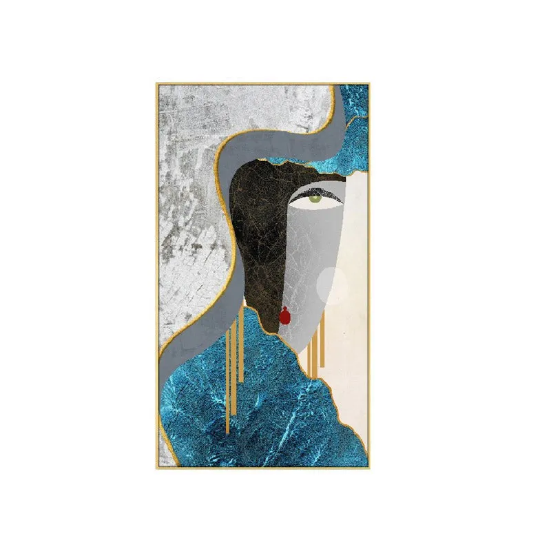 The Sea And The Waves Abstract Canvas Wall Painting media 3