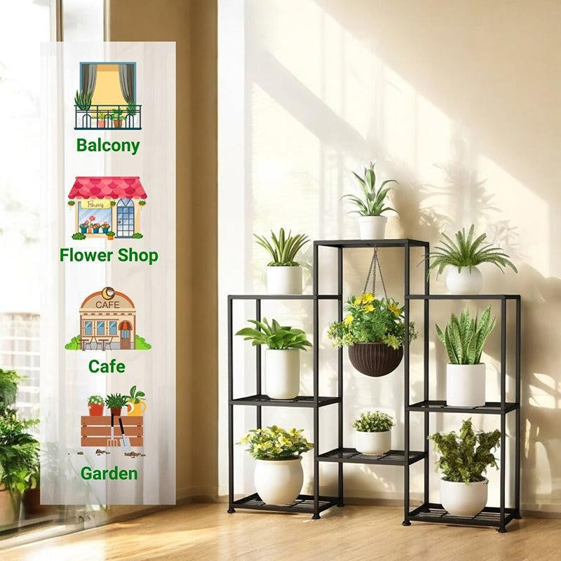 Timber Tier Metal Planter Stand media 6