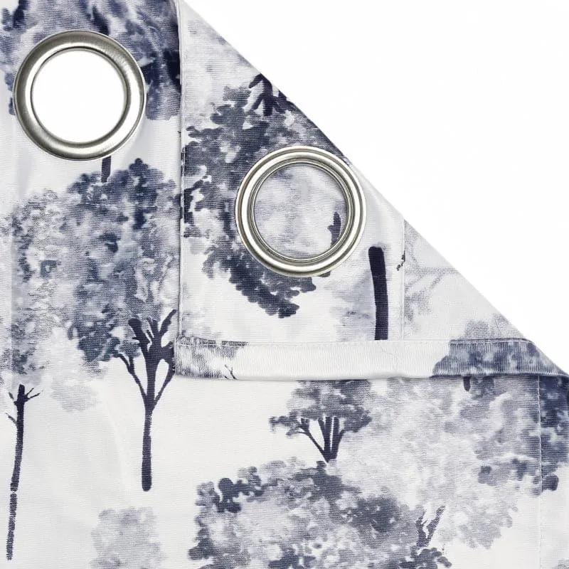 Swayam Mandira Printed Curtain - Grey media 4