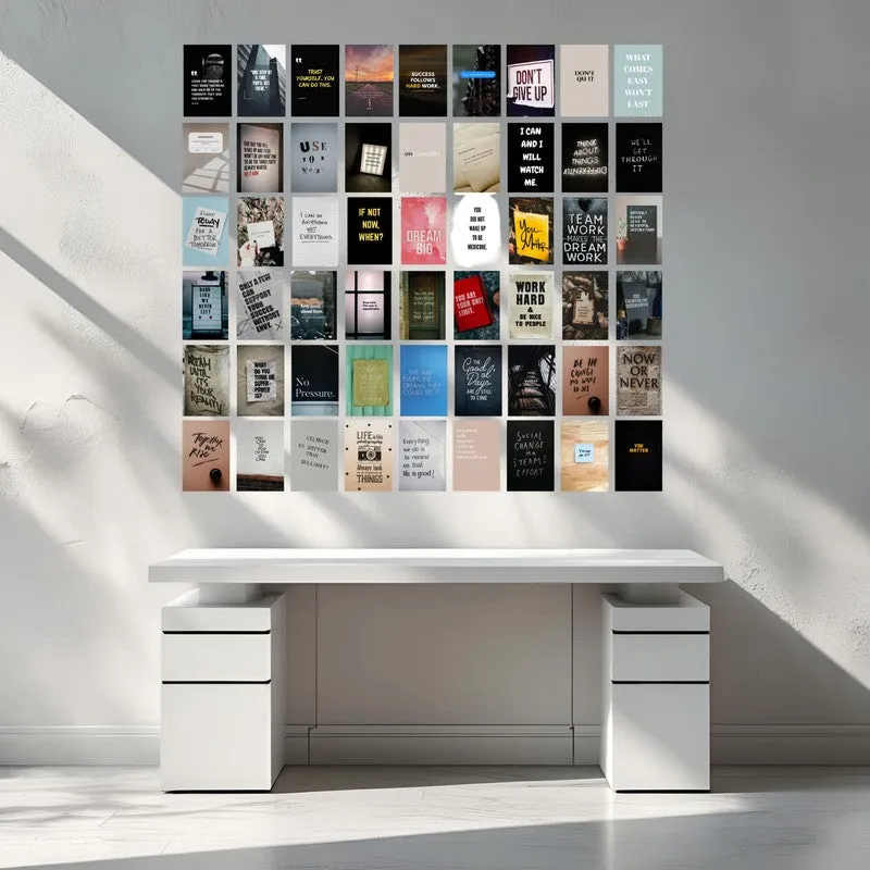 Quotesaga Wall Poster Without Frame - Set of Fifty Four media 4