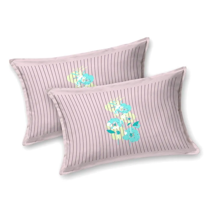 Desert Glow Cotton Bedsheet (Pink) - 120 TC media 3