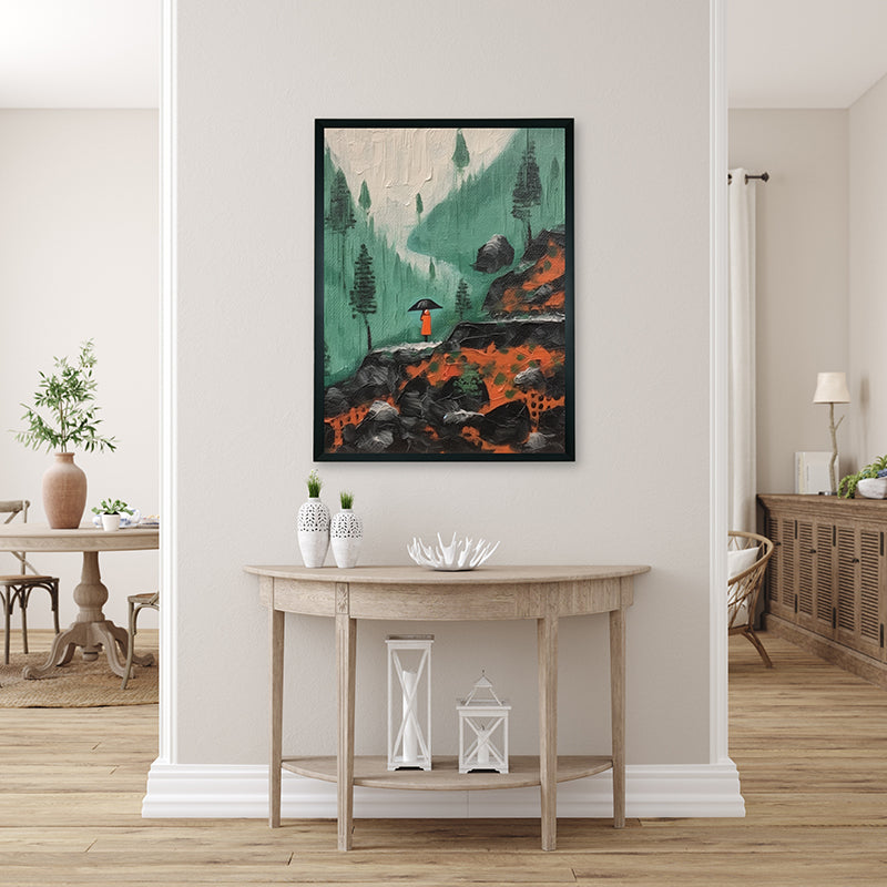 Solace Rain Canvas Wall Art media 4