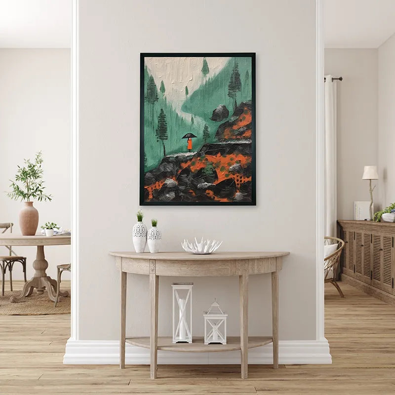 Solace Rain Canvas Wall Art media 4