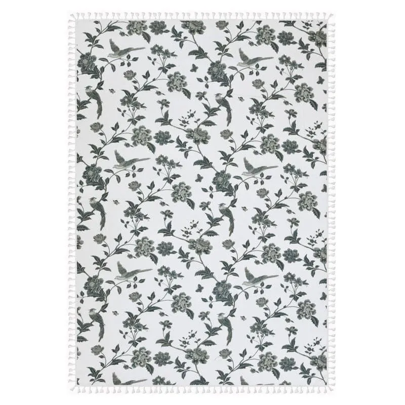Vipasa Floral Table Cover - Grey media 6