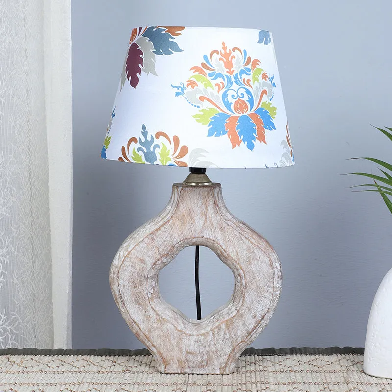 Nordlys Kian Printed Mango Wood Table Lamp - Multicolor media 2