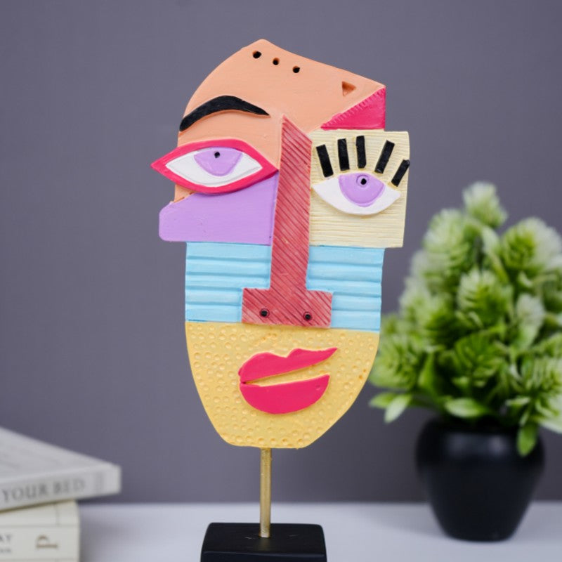 Lines & Silence Art Figure Showpieces - Multicolor media 5