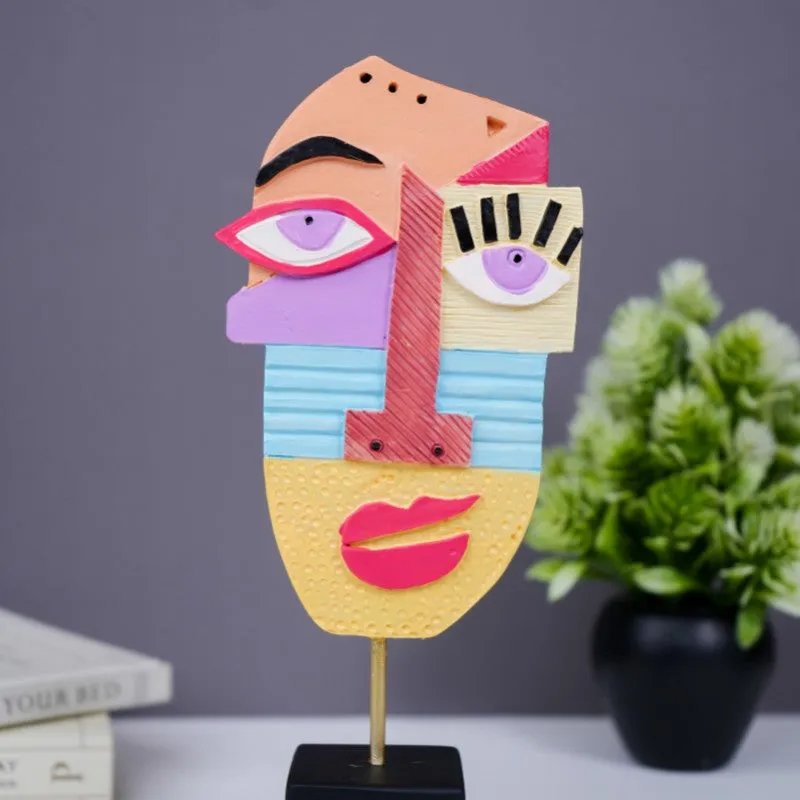 Lines & Silence Art Figure Showpieces - Multicolor media 5