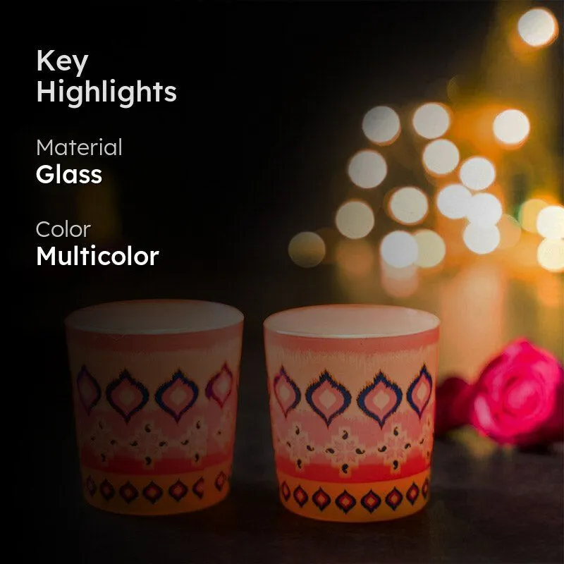 Ethnic Trove Candle Votive - Set Of Two media 2
