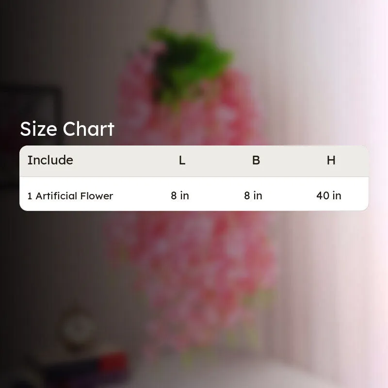 Perenna Artificial Fabric Orchid Bunch - Pink - 6