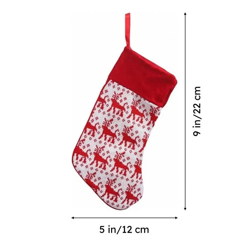 Toe-tally Stocking Christmas Ornament - Red & White media 6