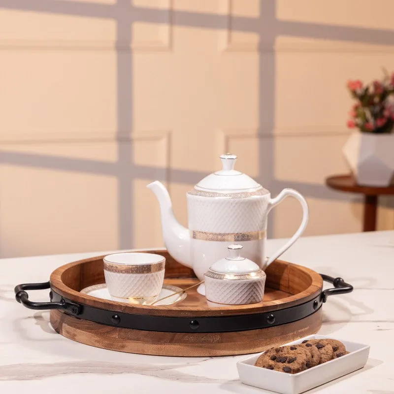 IronGrip Wood Serving Trays media 1