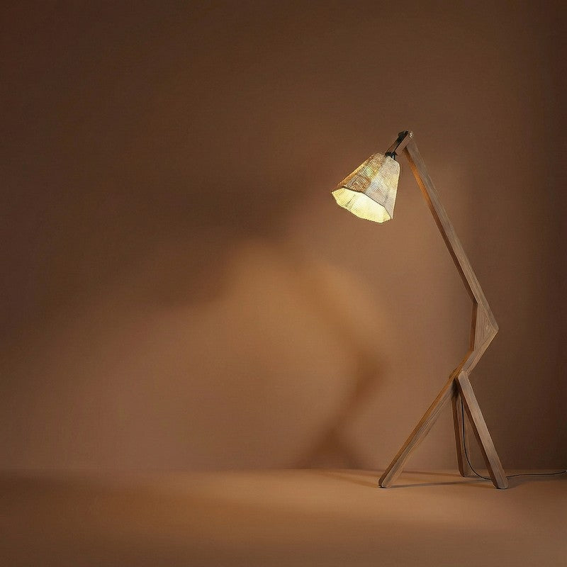 Faye Arched Wooden Floor Lamp media 6