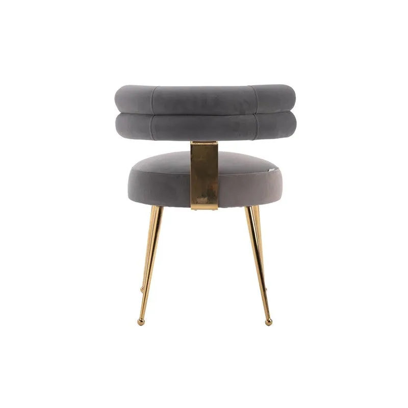 Velmora Metal Accent Chair - Grey media 6