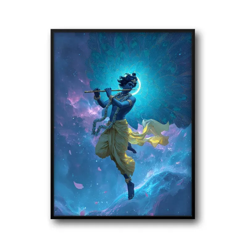 Lord Krishnas Cosmic Divine Dance IV Archival Paper Wall Art media 7