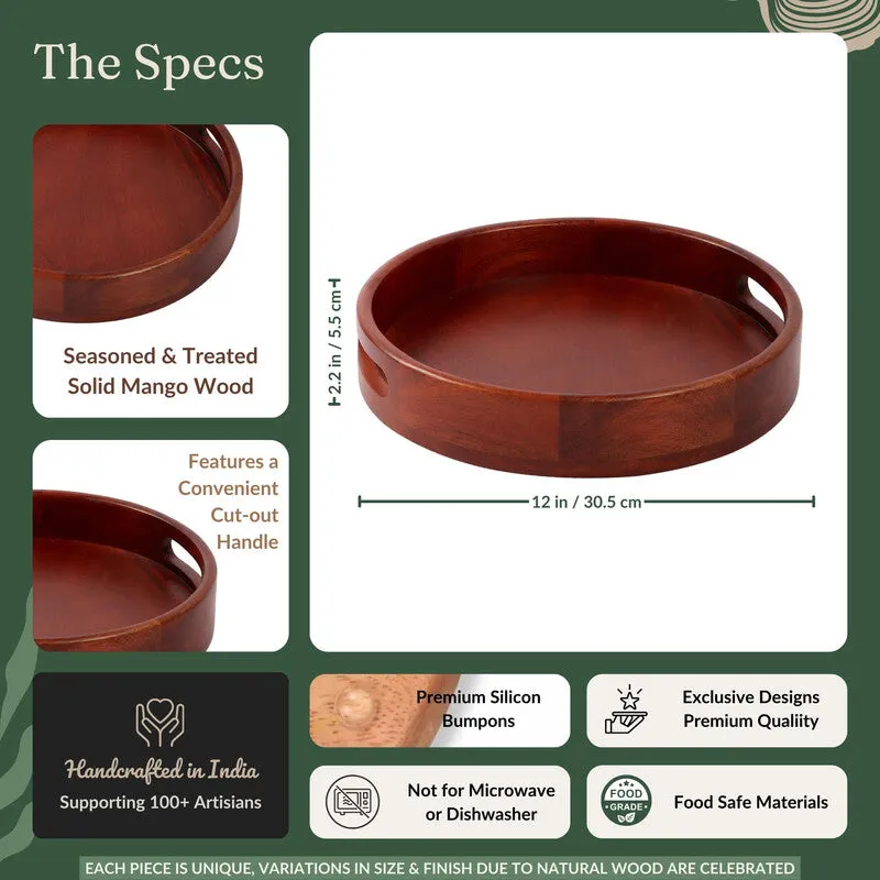 Sama Round Serving Tray media 6
