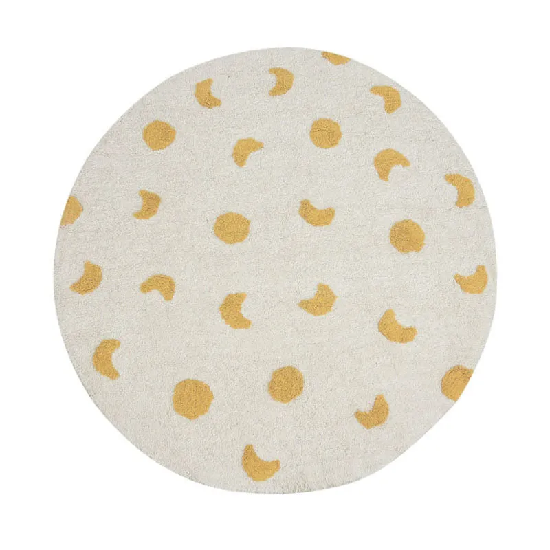 Moonlight Tufted Cotton Area Rug - 1